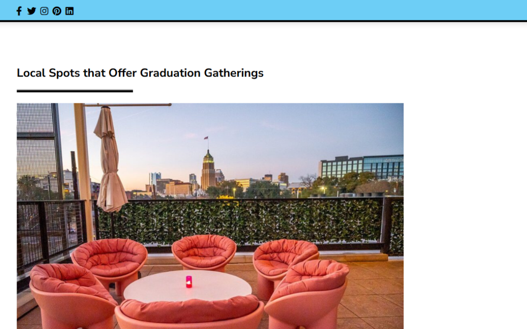 Local Spots that Offer Graduation Gatherings